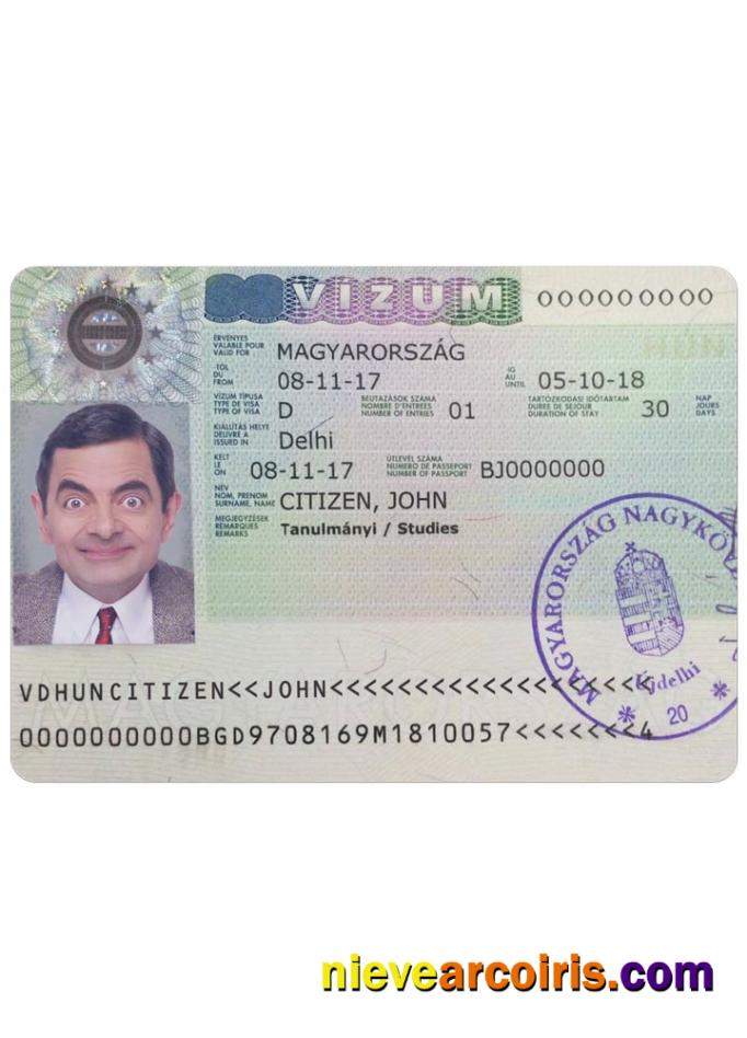 HUNGARY visa